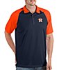 Color:Navy/Mango - Image 1 - MLB Houston Astros Nova Short-Sleeve Colorblock Polo Shirt