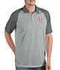Color:Silver - Image 1 - MLB Houston Astros Nova Short-Sleeve Colorblock Polo Shirt