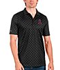 Color:Black - Image 1 - MLB Los Angeles Angels Spark Short-Sleeve Polo Shirt