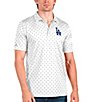 Color:White - Image 1 - MLB Los Angeles Dodgers Spark Short-Sleeve Polo Shirt