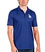 Color:Dark Royal - Image 1 - MLB Los Angeles Dodgers Spark Short-Sleeve Polo Shirt
