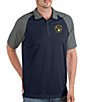 Color:Navy - Image 1 - MLB Milwaukee Brewers Nova Short-Sleeve Colorblock Polo Shirt