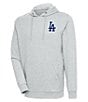 Color:Los Angeles Dodgers Light Grey - Image 1 - MLB National League Action Hoodie