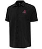 Antigua MLB National League Activate Short Sleeve Woven Shirt, Color:Arizona Diamondbacks Black - Image 1