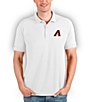 Color:Arizona Diamondbacks White - Image 1 - MLB National League Affluent Short-Sleeve Polo Shirt