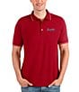 Color:Atlanta Braves Dark Red - Image 1 - MLB National League Affluent Short-Sleeve Polo Shirt