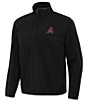 Antigua MLB National League Brisk Quarter-Zip Pullover, Color:Arizona Diamondbacks Black - Image 1