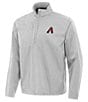 Antigua MLB National League Brisk Quarter-Zip Pullover, Color:Arizona Diamondbacks Stone - Image 1