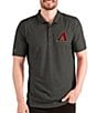 Color:Arizona Diamondbacks Black/Silver - Image 1 - MLB National League Esteem Short Esteem Short-Sleeve Polo Shirt