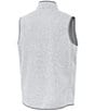 Antigua MLB National League Fortune Full-Zip Vest, Color:Arizona Diamondbacks Grey Heather - Image 2