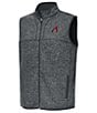 Antigua MLB National League Fortune Full-Zip Vest, Color:Arizona Diamondbacks Charcoal - Image 1