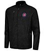 Antigua MLB National League Hold-Up Performance Stretch Jacket, Color:Chicago Cubs Black - Image 1