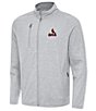 Antigua MLB National League Hold-Up Performance Stretch Jacket, Color:St. Louis Cardinals Grey Heather - Image 1