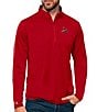Color:St Louis Cardinals Dark Red - Image 1 - MLB National League Tribute Quarter-Zip Pullover