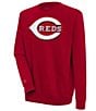 Color:Cincinnati Reds Dark Red - Image 1 - MLB National League Victory Crew Sweatshirt