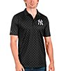 Color:Black - Image 1 - MLB New York Yankees Spark Short-Sleeve Polo Shirt