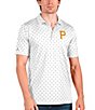 Color:White - Image 1 - MLB Pittsburgh Pirates Spark Short-Sleeve Polo Shirt