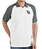 Color:White - Image 1 - MLB Tampa Bay Rays Nova Short-Sleeve Colorblock Polo Shirt