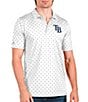 Color:White - Image 1 - MLB Tampa Bay Rays Spark Short-Sleeve Polo Shirt
