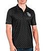 Color:Black - Image 1 - MLB Tampa Bay Rays Spark Short-Sleeve Polo Shirt