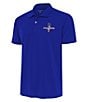 Color:Dark Royal - Image 1 - MLB Texas Rangers 2023 World Series Champions Tribute Short Sleeve Polo Shirt