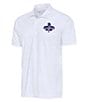 Color:White - Image 1 - MLB Texas Rangers 2023 World Series Champions Tribute Short Sleeve Polo Shirt