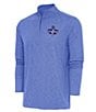 Color:Dark Royal Heather - Image 1 - MLB Texas Rangers 2023 World Series Hunk Quarter-Pullover