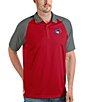 Color:Dark Red - Image 1 - MLB Toronto Blue Jays Nova Short-Sleeve Colorblock Polo Shirt