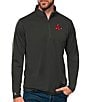Antigua MLB Tribute Quarter-Zip Pullover, Color:Boston Red Sox Smoke - Image 1