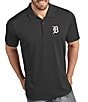 Color:Detroit Tigers Smoke - Image 1 - MLB American League Tribute Short-Sleeve Polo Shirt