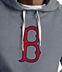 Antigua MLB Pullover Long-Sleeve Hoodie, Color:Boston Red Sox Heather - Image 2