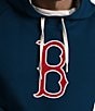 Color:Boston Red Sox Navy - Image 2 - MLB Pullover Long-Sleeve Hoodie