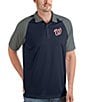 Color:Navy - Image 1 - MLB Washington Nationals Nova Short-Sleeve Colorblock Polo Shirt