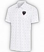 Color:DC United Grey Heather - Image 1 - MLS Eastern Conference 19th Hole Short Sleeve Polo Shirt