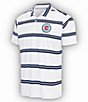 Color:Chicago Fire White/Navy - Image 1 - MLS Eastern Conference Groove Short-Sleeve Polo Shirt