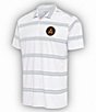 Color:Atlanta United FC White/Skyscraper - Image 1 - MLS Eastern Conference Groove Short-Sleeve Polo Shirt
