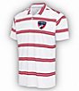 Color:FC Dallas White/Dark Red - Image 1 - MLS Western Conference Groove Short-Sleeve Polo Shirt