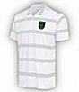 Color:Austin FC White/Skyscraper - Image 1 - MLS Western Conference Groove Short-Sleeve Polo Shirt