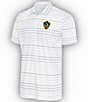 Color:LA Galaxy White/Navy Multi - Image 1 - MLS Western Conference Ryder Short Sleeve Polo Shirt