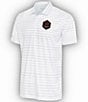Color:Houston Dynamo White/Skyscraper Multi - Image 1 - MLS Western Conference Ryder Short Sleeve Polo Shirt