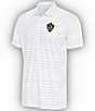 Color:LA Galaxy White/Skyscraper Multi - Image 1 - MLS Western Conference Ryder Short Sleeve Polo Shirt