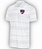 Color:FC Dallas White/Navy Multi - Image 1 - MLS Western Conference Ryder Short Sleeve Polo Shirt
