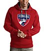 Color:FC Dallas Dark Red - Image 1 - MLS Western Conference Long-Sleeve Hoodie