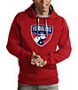 Antigua MLS Western Conference Long-Sleeve Hoodie, Color:FC Dallas Dark Red - Image 1