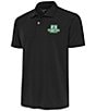 Antigua NBA Boston Celtics 2024 World Champions Tribute Short Sleeve Polo Shirt, Color:Charcoal - Image 1