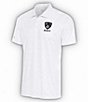 Color:Brooklyn Nets Grey Heather - Image 1 - NBA Eastern Conference 19th Hole Short Sleeve Polo Shirt