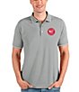 Color:Atlanta Hawks Heather - Image 1 - NBA Eastern Conference Affluent Short-Sleeve Polo Shirt