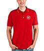 Color:Atlanta Hawks Bright Red - Image 1 - NBA Eastern Conference Affluent Short-Sleeve Polo Shirt