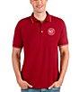 Color:Atlanta Hawks Dark Red - Image 1 - NBA Eastern Conference Affluent Short-Sleeve Polo Shirt