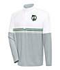 Color:Boston Celtics Dark Pine - Image 1 - NBA Eastern Conference Bender Quarter-Zip Pullover